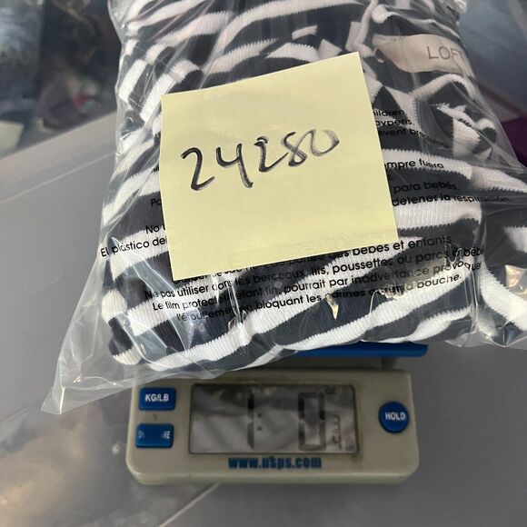 LOFT Striped Midi Dress Tie Waist Casual Coastal Nautical Summer Stretch XL - Picture 10 of 10